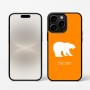 כיסוי בעיצוב אישי עם השם שלך לדגם - Apple iPhone 16 Pro בעיצוב דוב