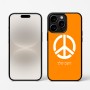 כיסוי בעיצוב אישי עם השם שלך לדגם - Apple iPhone 16 Pro בעיצוב סמל השלום