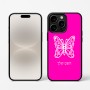 כיסוי בעיצוב אישי עם השם שלך לדגם - Apple iPhone 16 Pro בעיצוב פרפר