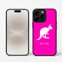 כיסוי בעיצוב אישי עם השם שלך לדגם - Apple iPhone 16 Pro בעיצוב קנגורו