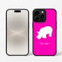 כיסוי בעיצוב אישי עם השם שלך לדגם - Apple iPhone 16 Pro בעיצוב קרנף