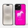 כיסוי בעיצוב אישי עם השם שלך לדגם - Apple iPhone 16 Pro בעיצוב זברה