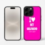 כיסוי בעיצוב אישי עם השם שלך לדגם - Apple iPhone 16 Pro בעיצוב אוהב את החברה שלי