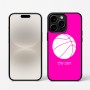 כיסוי בעיצוב אישי עם השם שלך לדגם - Apple iPhone 16 Pro בעיצוב כדורסל