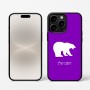 כיסוי בעיצוב אישי עם השם שלך לדגם - Apple iPhone 16 Pro בעיצוב דוב