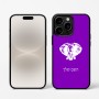 כיסוי בעיצוב אישי עם השם שלך לדגם - Apple iPhone 16 Pro בעיצוב ראש פיל