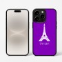 כיסוי בעיצוב אישי עם השם שלך לדגם - Apple iPhone 16 Pro בעיצוב מגדל אייפל