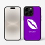 כיסוי בעיצוב אישי עם השם שלך לדגם - Apple iPhone 16 Pro בעיצוב שפתיים - נשיקה