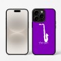 כיסוי בעיצוב אישי עם השם שלך לדגם - Apple iPhone 16 Pro בעיצוב סקסופון