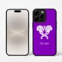 כיסוי בעיצוב אישי עם השם שלך לדגם - Apple iPhone 16 Pro בעיצוב פרחי קרן