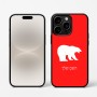 כיסוי בעיצוב אישי עם השם שלך לדגם - Apple iPhone 16 Pro בעיצוב דוב
