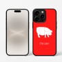 כיסוי בעיצוב אישי עם השם שלך לדגם - Apple iPhone 16 Pro בעיצוב חזיר
