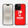 כיסוי בעיצוב אישי עם השם שלך לדגם - Apple iPhone 16 Pro בעיצוב אוהב את החברה שלי