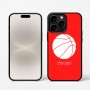 כיסוי בעיצוב אישי עם השם שלך לדגם - Apple iPhone 16 Pro בעיצוב כדורסל