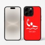 כיסוי בעיצוב אישי עם השם שלך לדגם - Apple iPhone 16 Pro בעיצוב כדור מים אולימפי