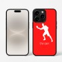 כיסוי בעיצוב אישי עם השם שלך לדגם - Apple iPhone 16 Pro בעיצוב שחקן פינג פונג
