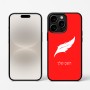 כיסוי בעיצוב אישי עם השם שלך לדגם - Apple iPhone 16 Pro בעיצוב נוצת נוצה