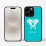 כיסוי בעיצוב אישי עם השם שלך לדגם - Apple iPhone 16 Pro בעיצוב פרחי קרן