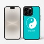 כיסוי בעיצוב אישי עם השם שלך לדגם - Apple iPhone 16 Pro בעיצוב סמל יינג יאנג