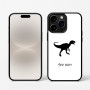 כיסוי בעיצוב אישי עם השם שלך לדגם - Apple iPhone 16 Pro בעיצוב דינוזאור
