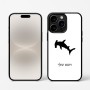 כיסוי בעיצוב אישי עם השם שלך לדגם - Apple iPhone 16 Pro בעיצוב כריש ראש פטיש