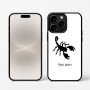 כיסוי בעיצוב אישי עם השם שלך לדגם - Apple iPhone 16 Pro בעיצוב עקרב