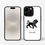 כיסוי בעיצוב אישי עם השם שלך לדגם - Apple iPhone 16 Pro בעיצוב מזלות - אריה