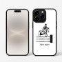 כיסוי בעיצוב אישי עם השם שלך לדגם - Apple iPhone 16 Pro בעיצוב רוכב סוסים