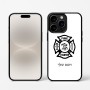כיסוי בעיצוב אישי עם השם שלך לדגם - Apple iPhone 16 Pro בעיצוב כבאי - תגית