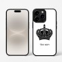כיסוי בעיצוב אישי עם השם שלך לדגם - Apple iPhone 16 Pro בעיצוב כתר מלכותי