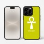 כיסוי בעיצוב אישי עם השם שלך לדגם - Apple iPhone 16 Pro בעיצוב אנק - מפתח החיים המצרי