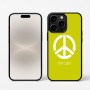 כיסוי בעיצוב אישי עם השם שלך לדגם - Apple iPhone 16 Pro בעיצוב סמל השלום