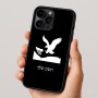 כיסוי בעיצוב אישי עם השם שלך לדגם - Apple iPhone 16 Pro בעיצוב נשר אמריקאי