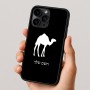 כיסוי בעיצוב אישי עם השם שלך לדגם - Apple iPhone 16 Pro בעיצוב גמל
