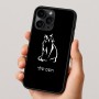 כיסוי בעיצוב אישי עם השם שלך לדגם - Apple iPhone 16 Pro בעיצוב חתול