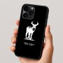 כיסוי בעיצוב אישי עם השם שלך לדגם - Apple iPhone 16 Pro בעיצוב צבי