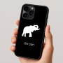 כיסוי בעיצוב אישי עם השם שלך לדגם - Apple iPhone 16 Pro בעיצוב פיל