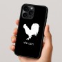 כיסוי בעיצוב אישי עם השם שלך לדגם - Apple iPhone 16 Pro בעיצוב תרנגול