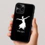 כיסוי בעיצוב אישי עם השם שלך לדגם - Apple iPhone 16 Pro בעיצוב בלרינה