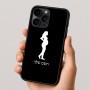 כיסוי בעיצוב אישי עם השם שלך לדגם - Apple iPhone 16 Pro בעיצוב אישה בהריון