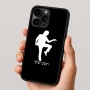 כיסוי בעיצוב אישי עם השם שלך לדגם - Apple iPhone 16 Pro בעיצוב רקדן
