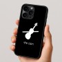 כיסוי בעיצוב אישי עם השם שלך לדגם - Apple iPhone 16 Pro בעיצוב כינור