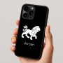כיסוי בעיצוב אישי עם השם שלך לדגם - Apple iPhone 16 Pro בעיצוב מזלות - אריה