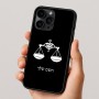כיסוי בעיצוב אישי עם השם שלך לדגם - Apple iPhone 16 Pro בעיצוב מזלות - מאזניים