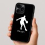 כיסוי בעיצוב אישי עם השם שלך לדגם - Apple iPhone 16 Pro בעיצוב שחקן כדורסל