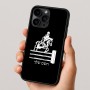 כיסוי בעיצוב אישי עם השם שלך לדגם - Apple iPhone 16 Pro בעיצוב רוכב סוסים