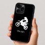 כיסוי בעיצוב אישי עם השם שלך לדגם - Apple iPhone 16 Pro בעיצוב מוטוקרוס