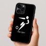 כיסוי בעיצוב אישי עם השם שלך לדגם - Apple iPhone 16 Pro בעיצוב כדורגל אולימפי
