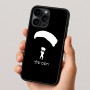 כיסוי בעיצוב אישי עם השם שלך לדגם - Apple iPhone 16 Pro בעיצוב צניחה חופשית