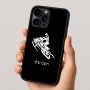 כיסוי בעיצוב אישי עם השם שלך לדגם - Apple iPhone 16 Pro בעיצוב אופנוע שלג